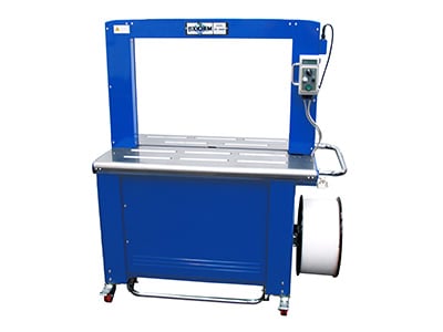 Arch strapping machine