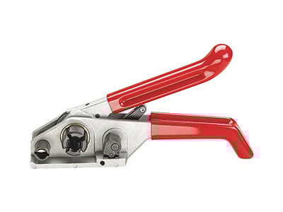 Manual strapping tensioner